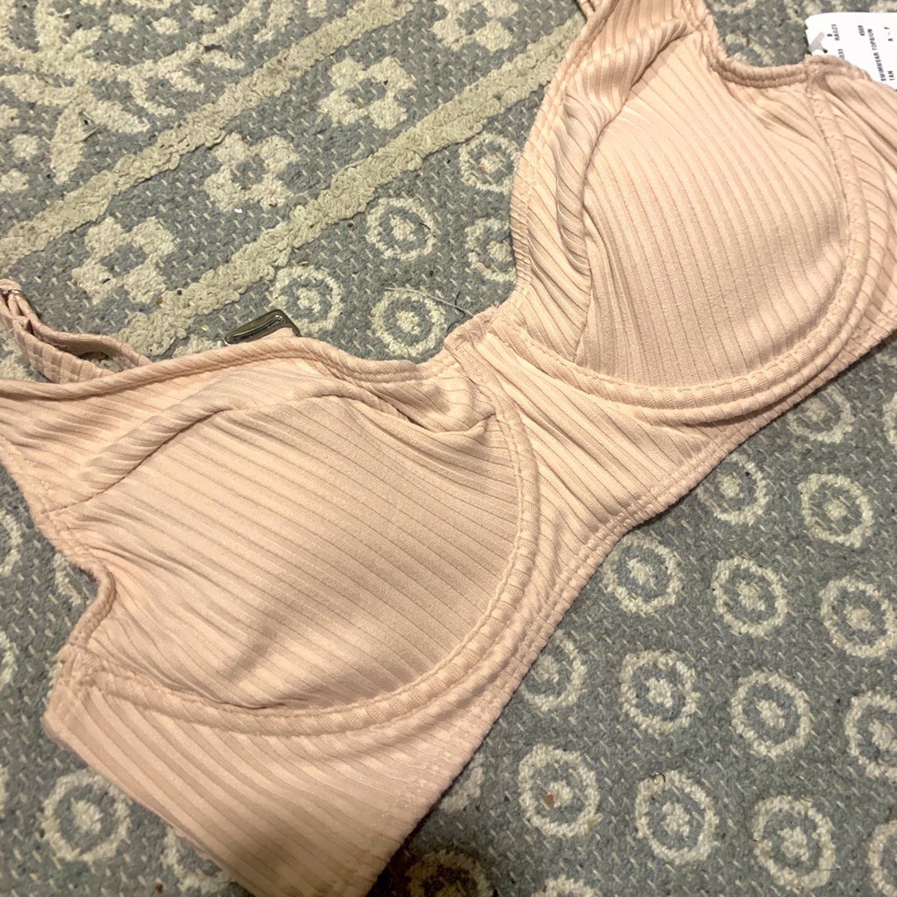 Ribbed Bikini Top - Picture 2 of 4